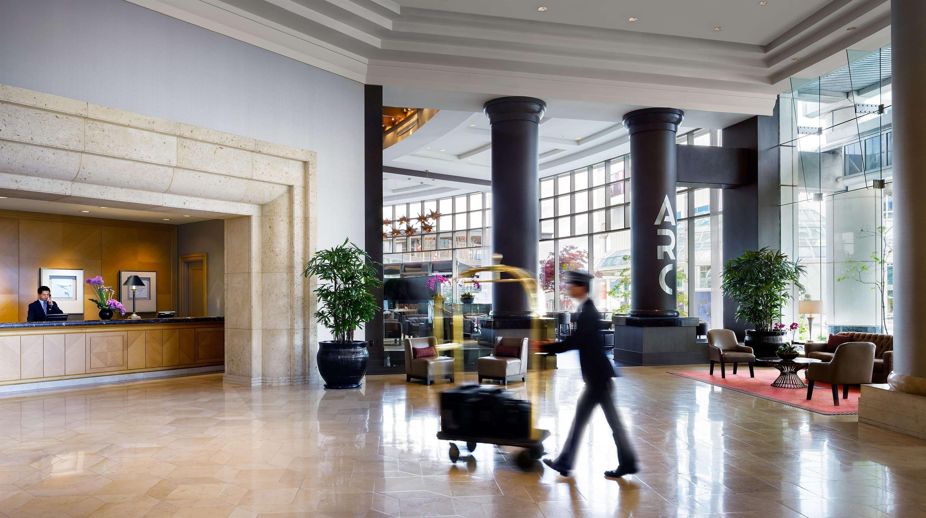 Hotel Fairmont Waterfront Vancouver Exterior foto Lobby